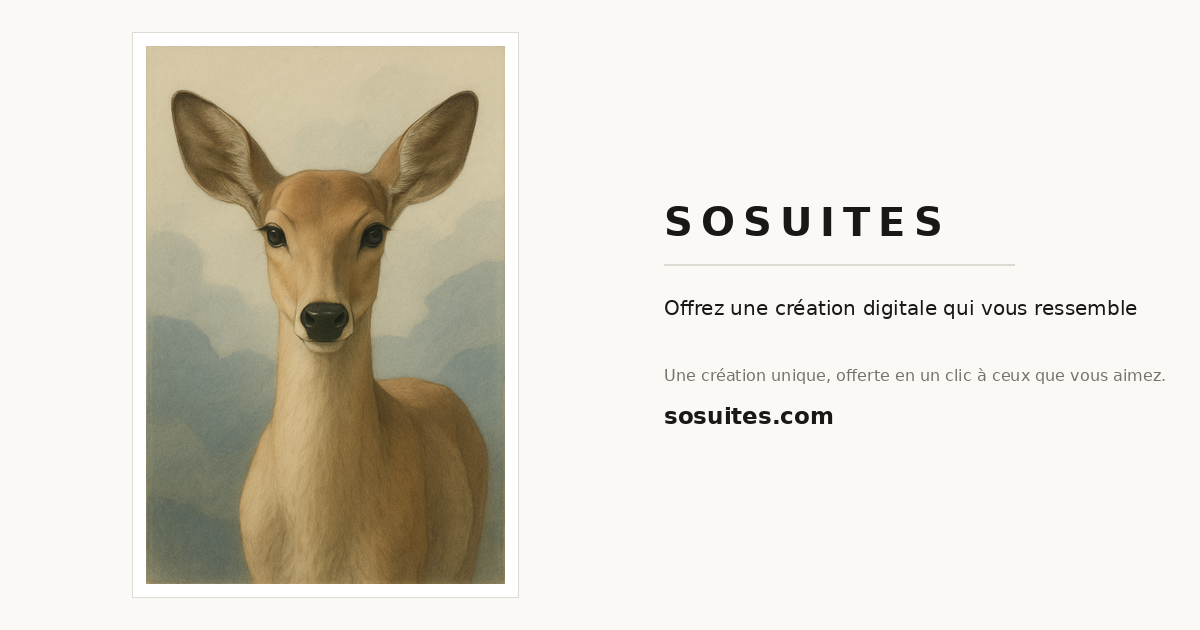 Client gift for a veterinary clinic — SOSUITES artwork example