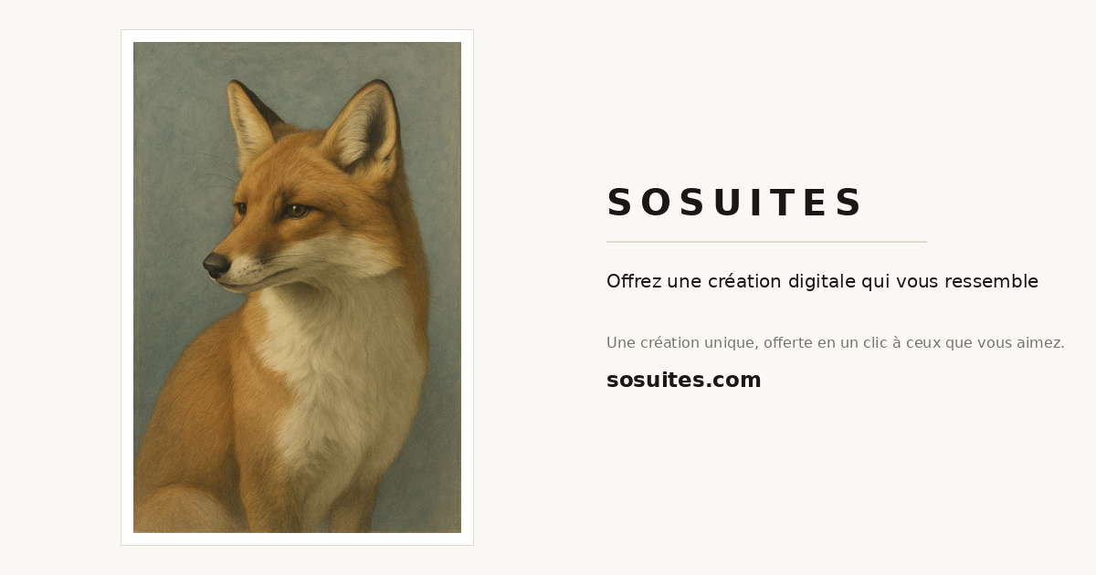 Gift ideas for a veterinarian — SOSUITES artwork example